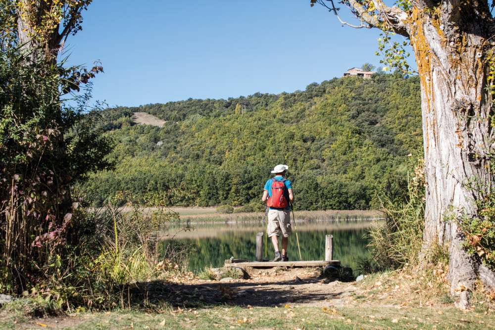 Pausing to take in the wonderful lake country.jpg