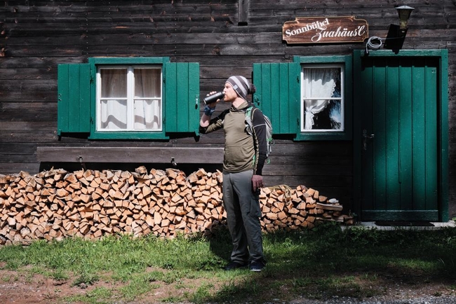 Refuelling at one of the many mountain huts through the alps © Daniel Wildey_web.jpg