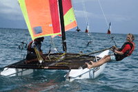 Sailing-on-a-catamaran