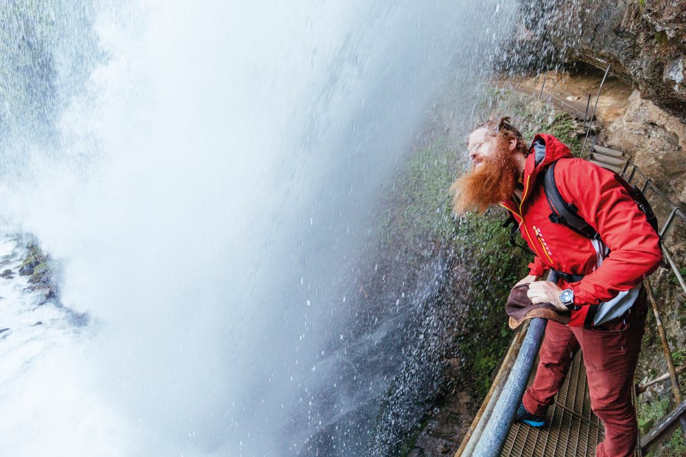 Sean gets a taste for fresh Swiss waterfalls in the Bernese Alps.jpg