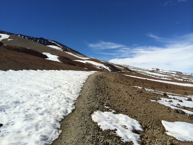 Snow on the path, Mt Teide, Tenerife.jpg