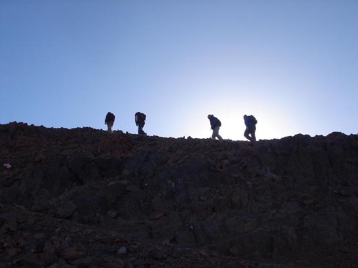 Sun up Toubkal Morocco