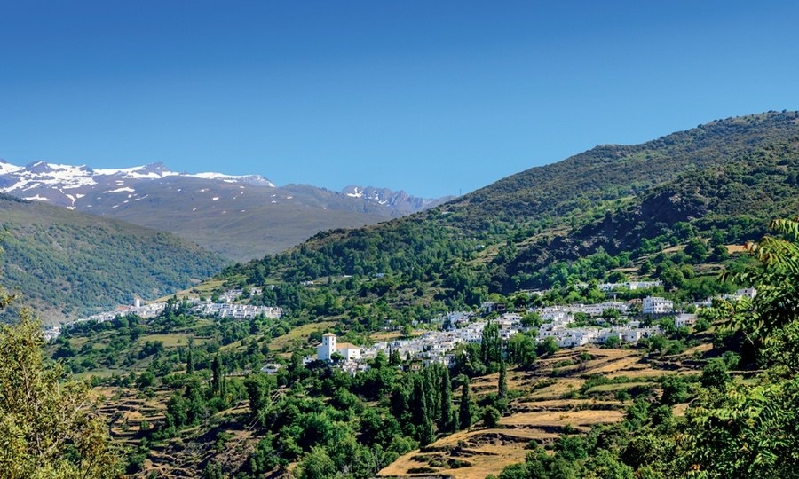 the beautiful rolling hills of las alpujarras