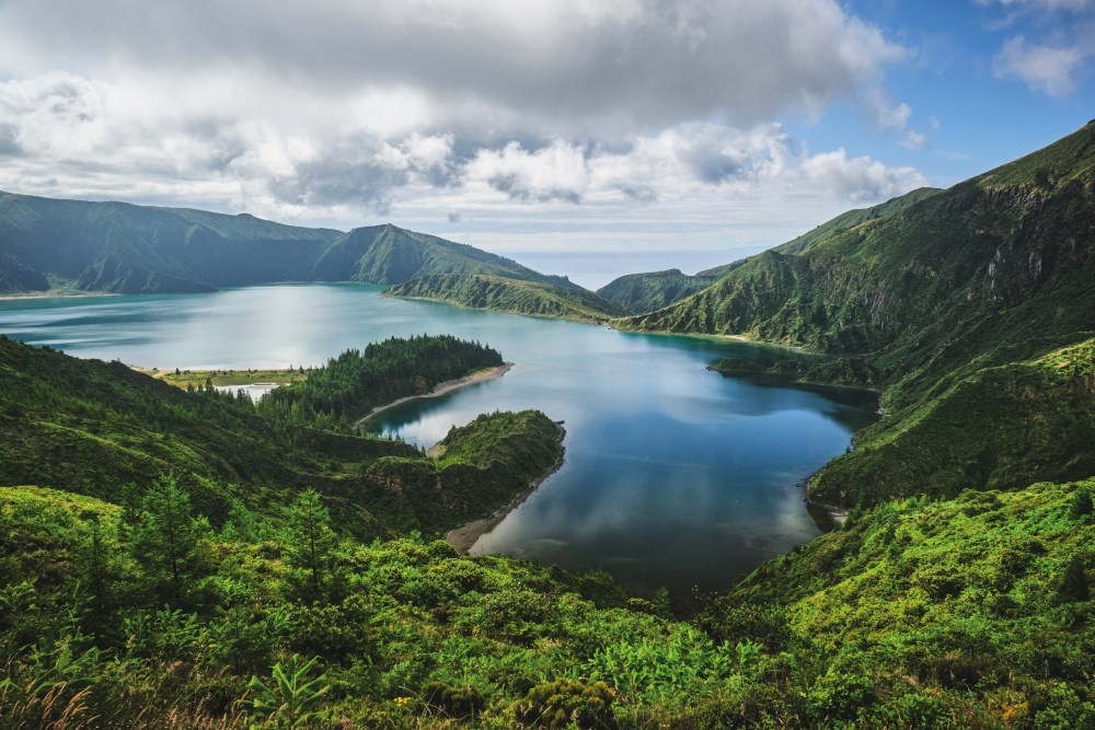 the spectacular island scenery of the azores