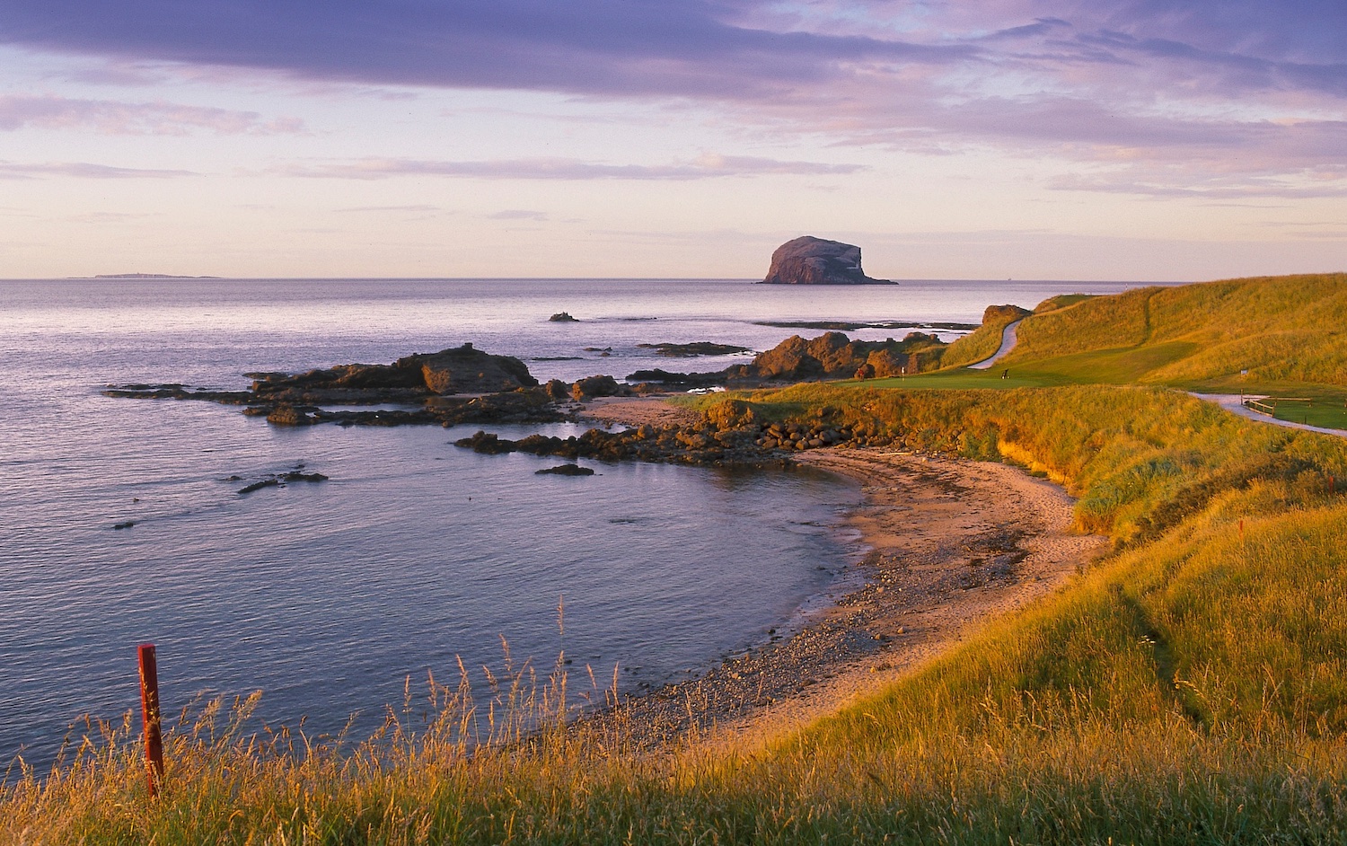 Landscape of Scottish coastline
