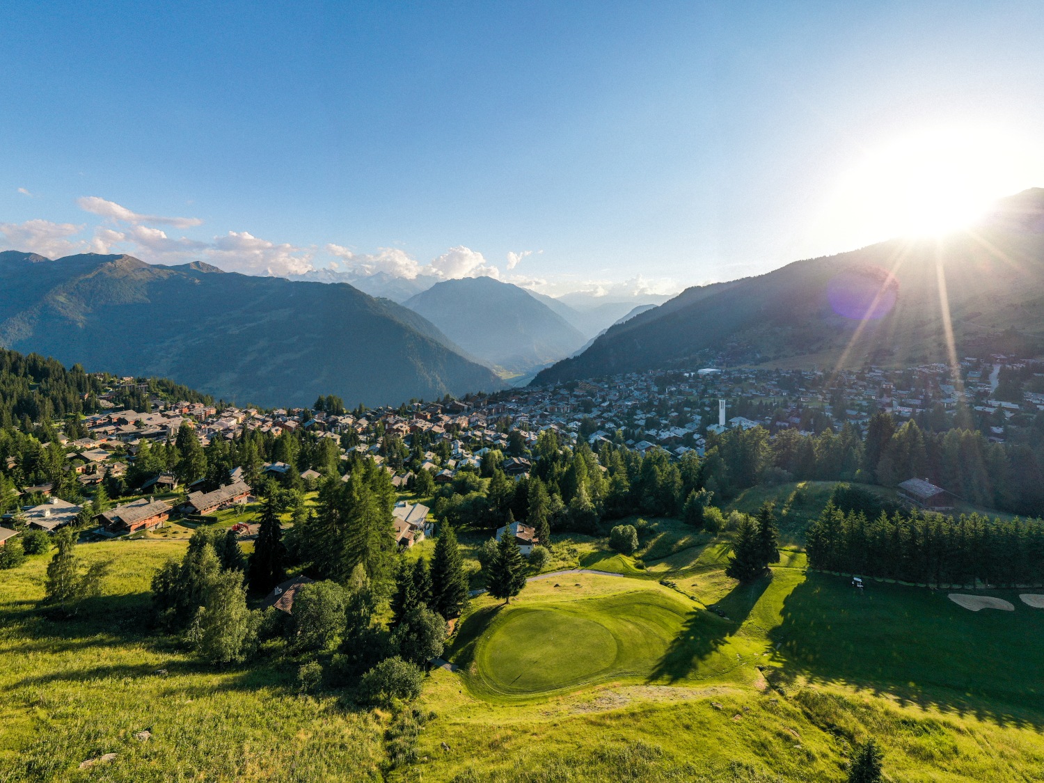 Summer view of Verbier Switzerland CREDIT Verbier Tourism 