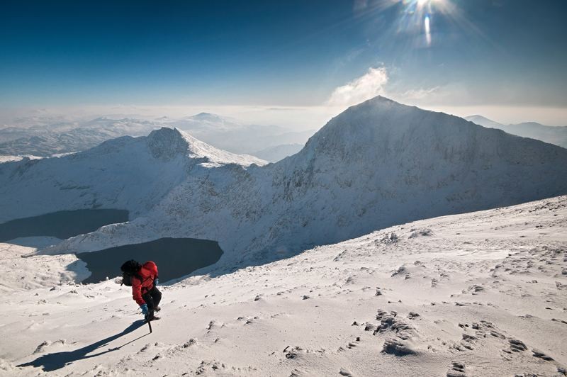 ascending snowdon after completing crib goch copyright visit wales