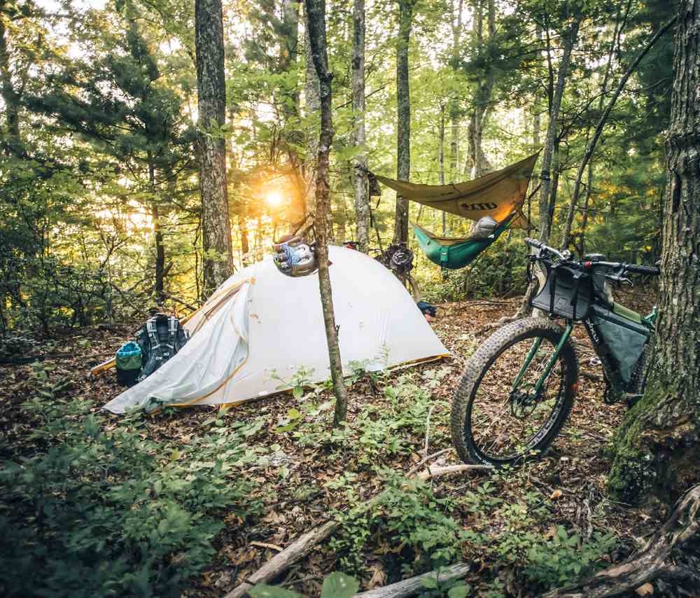 bikepacking op