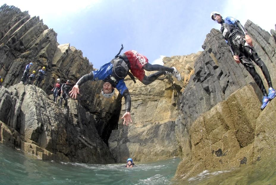 coasteering