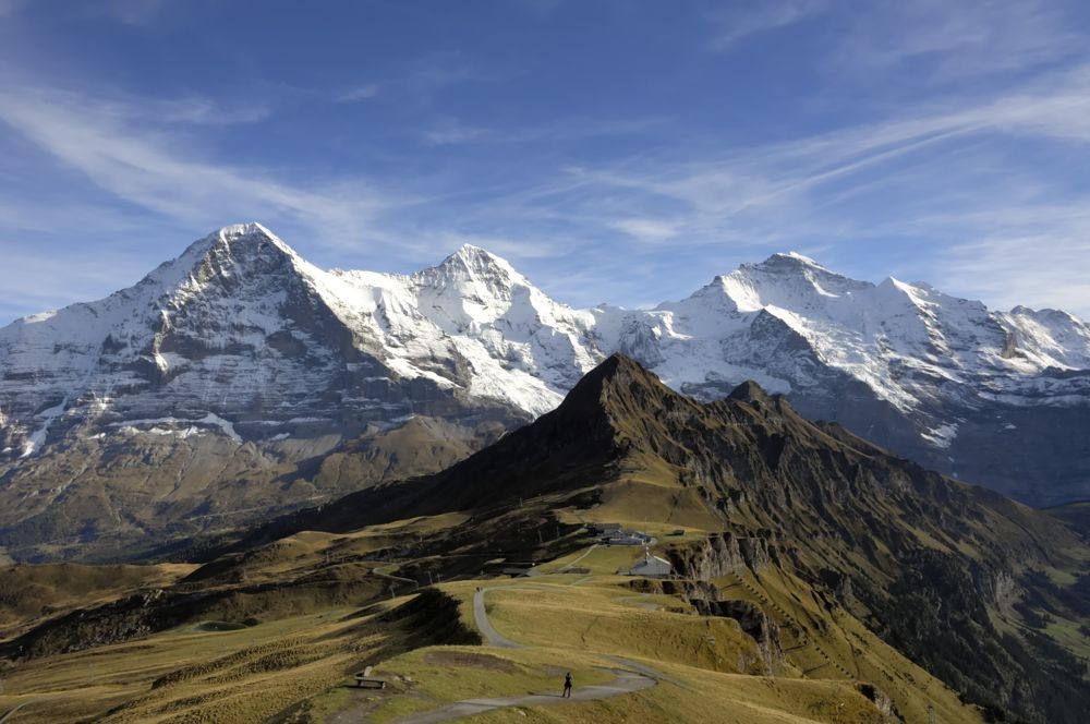 eiger mnch and jungfrau from mannlichen credit jungfrau region jost von allmen