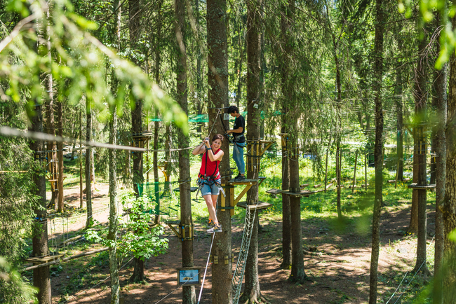 Exploring the high ropes CREDIT ollie godbold photo morzine.jpg