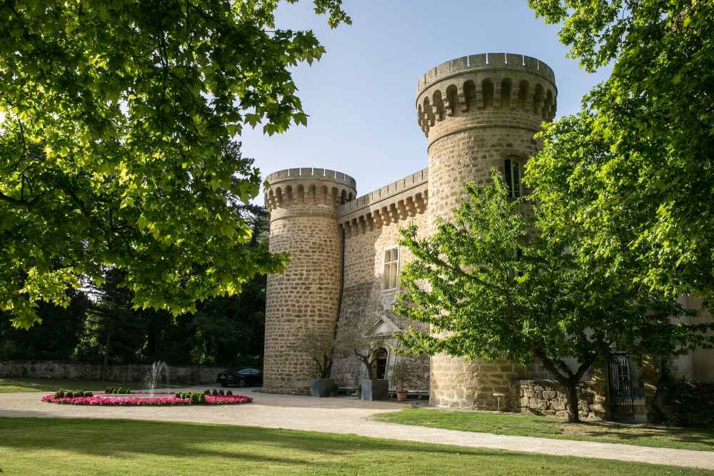 france chateau de massillan hotel outside