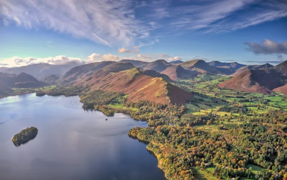 View over mountains lakes and forest in the UK Long Distance Walks in the UK CREDIT Mark Hewitt iStock