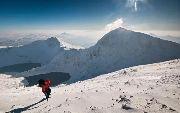 ascending snowdon after completing crib goch copyright visit wales