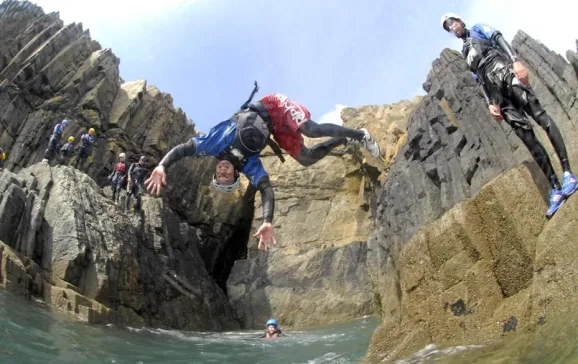 coasteering