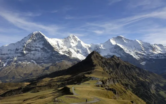 eiger mnch and jungfrau from mannlichen credit jungfrau region jost von allmen