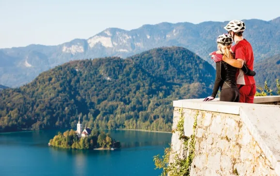 lake bled slovenia is a beautiful sight to enjoy from the saddle
