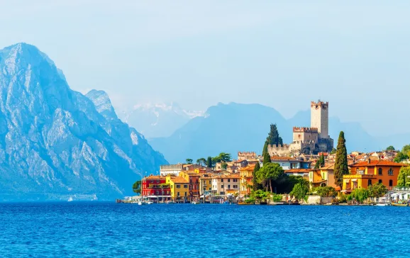 malcesine castle lake garda italy credit istock