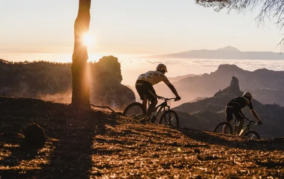 the breath taking scenery of gran canaria by bike