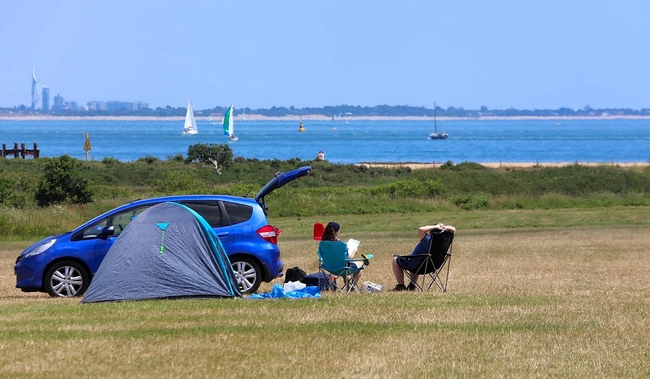 Lepe Beach campsite, New Forest.jpg