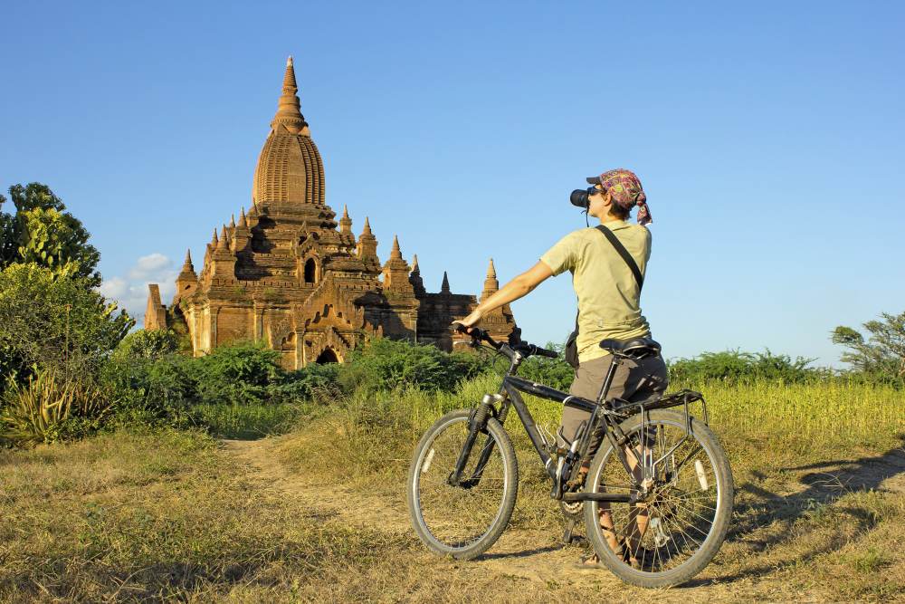 Myanmar plus cyclist