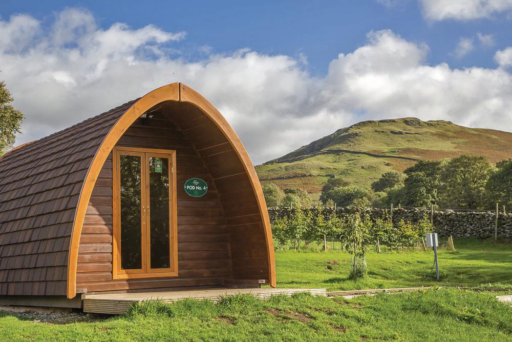 Pod n pedal - Castlerigg Hall pod