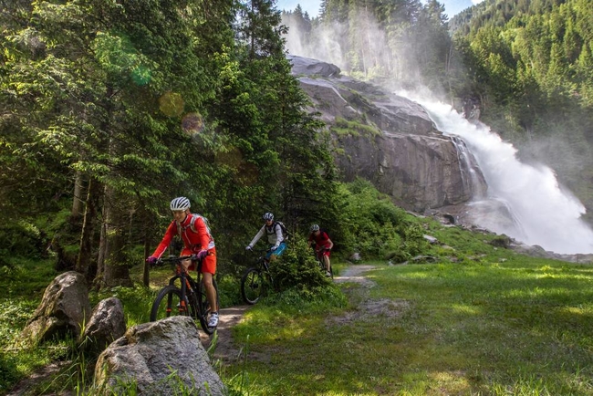Ride past the spectacular Krimmler Waterfall on the Tauern cycle path CREDIT SalzburgerLand Tourismus.jpg