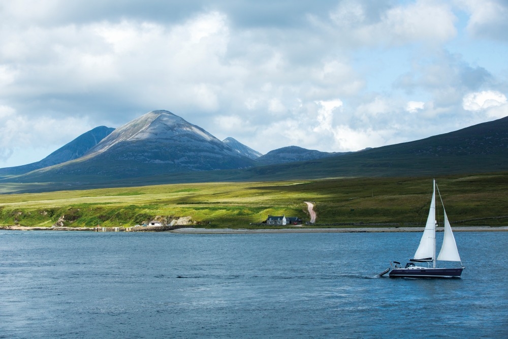 sail and trek in the beautiful hebrides scotland