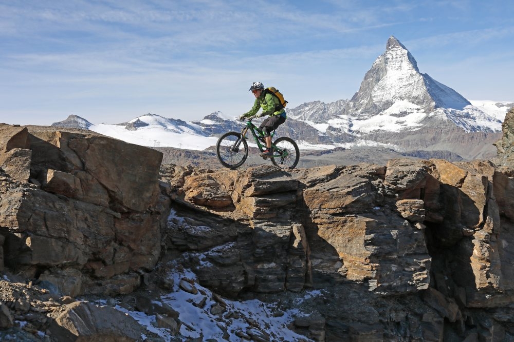 spectacular mountain biking zermatt switzerland