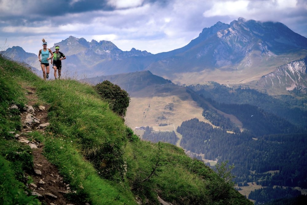 trail running the spectacular mountain paths in morzine credit cyrille quintard morzine