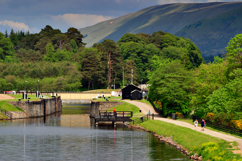 The Caledonian Canal and the whole Great Glen area are great fro canoeing. Photo: iStock
