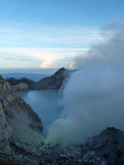 Dawn over Kawah Ijen Indonesia