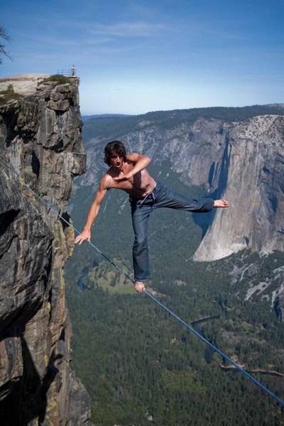 Dean Potter Taft Point in Yosemite