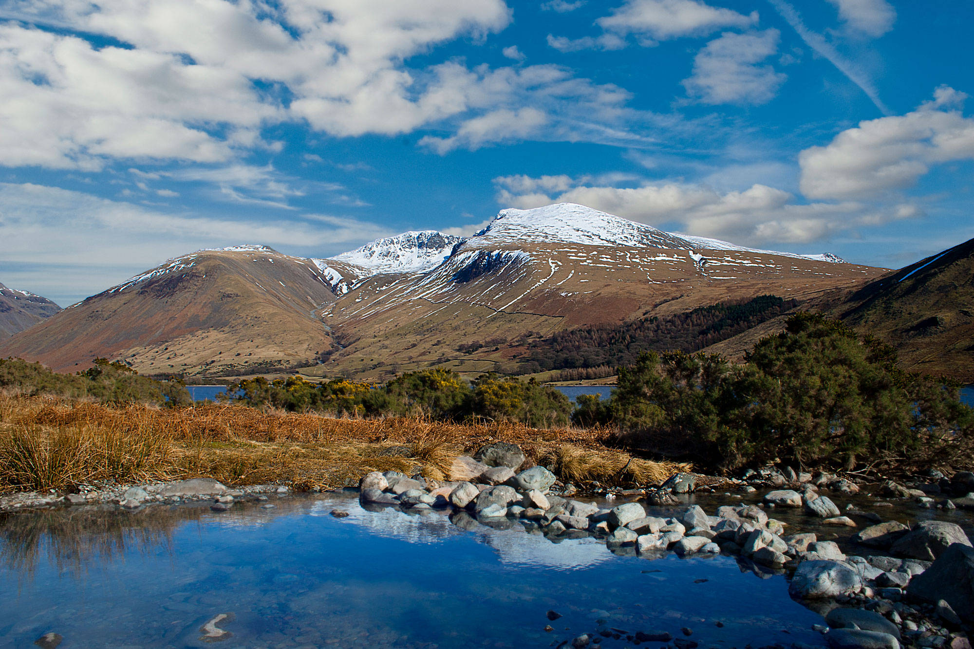 Scafell Pike, the highest mountain in England. Photo via Getty Images.