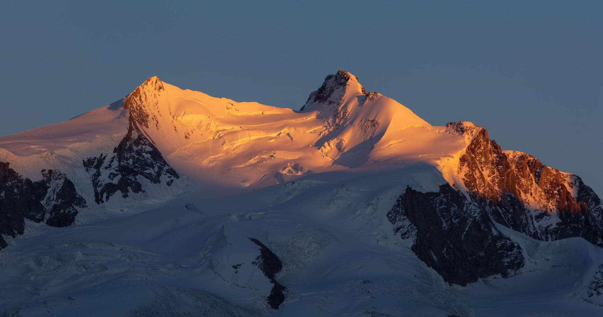 Pictured: Monte Rosa (Dufourspitze), the tenth highest mountain in Europe