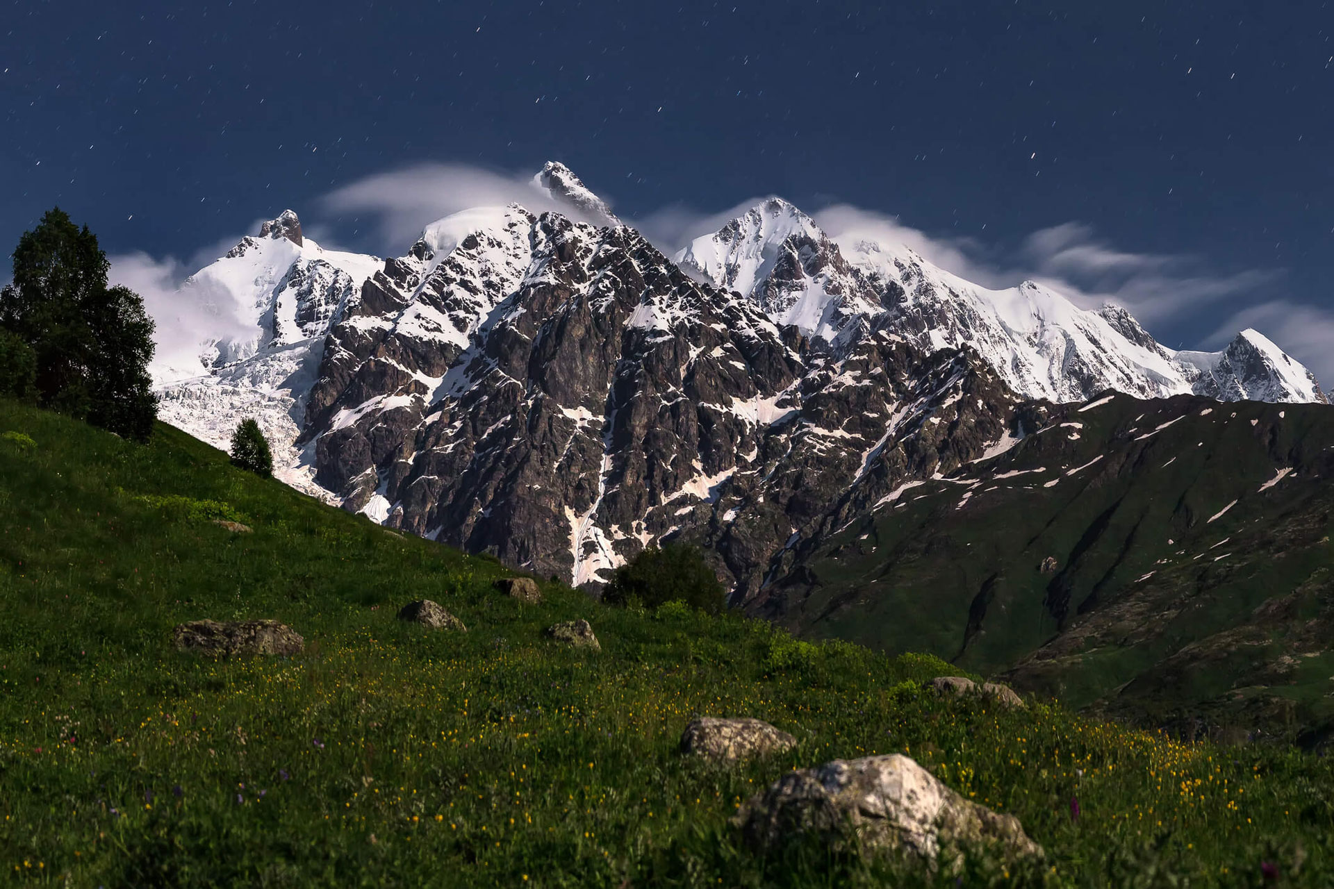 Pictured: Tetnuldi, Europe's sixth highest mountain.