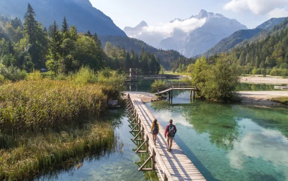 alpe adria trail and lake jasna credit slovenia tourism jost gantar