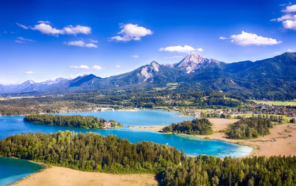 carinthia austria lake faak mittagskogel