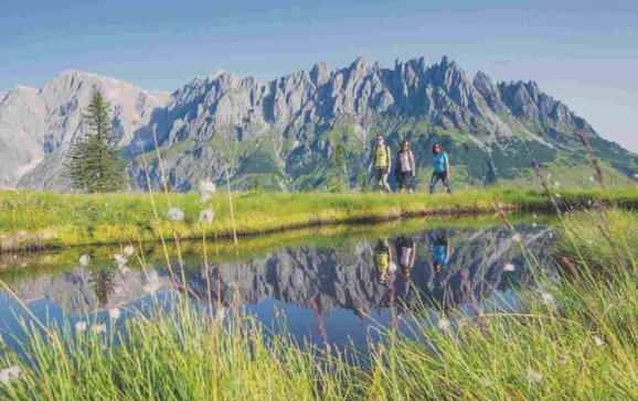 hiking high in salzburgerland edit