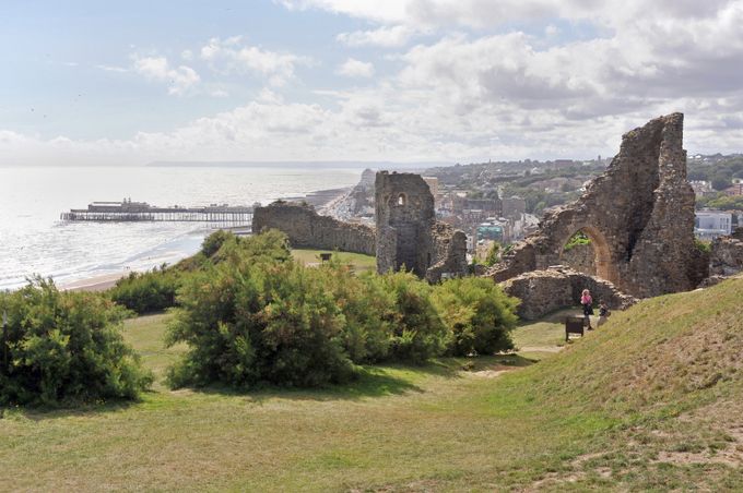 Hastings Castle. Credit:iStock/Oversnap