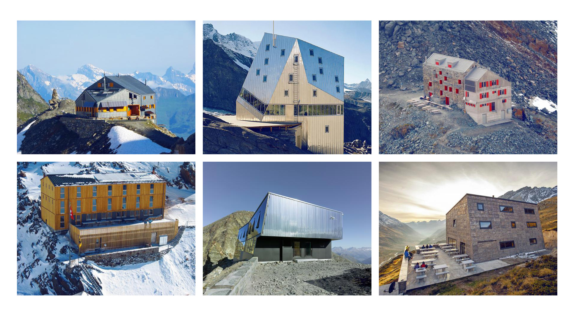 mountain huts in valais
