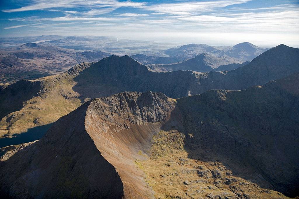 crib goch from the air