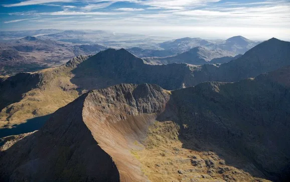 crib goch from the air