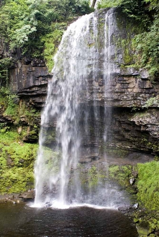 The Waterfall Walk Brecon Beacons or the Four Falls Trail Walking Guide waterfall four falls hike brecon beacons 1370859487